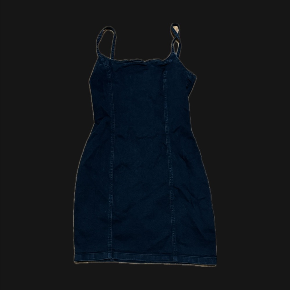 H&M Divided Black Denim Dress